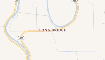 Long Bridge, Louisiana map