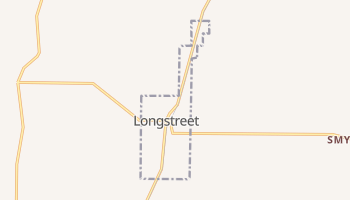Longstreet, Louisiana map