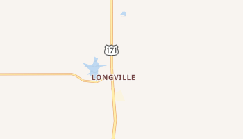 Longville, Louisiana map