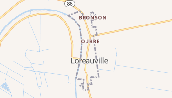 Loreauville, Louisiana map