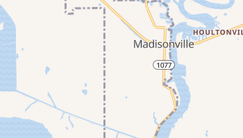 Madisonville, Louisiana map