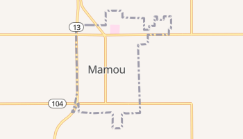 Mamou, Louisiana map
