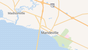 Mandeville, Louisiana map