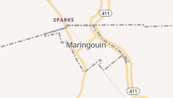 Maringouin, Louisiana map