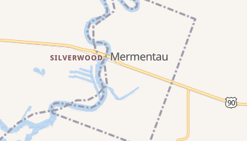 Mermentau, Louisiana map