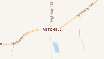 Mitchell, Louisiana map