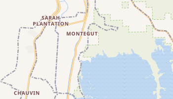 Montegut, Louisiana map