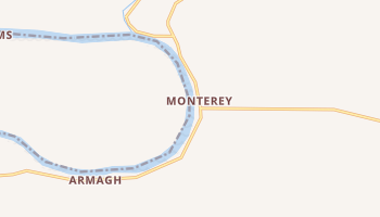Monterey, Louisiana map
