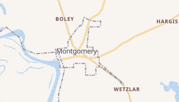 Montgomery, Louisiana map