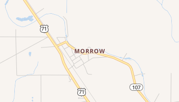 Morrow, Louisiana map