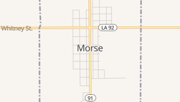Morse, Louisiana map