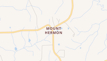 Mount Hermon, Louisiana map