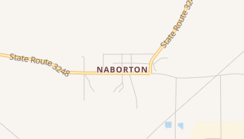 Naborton, Louisiana map
