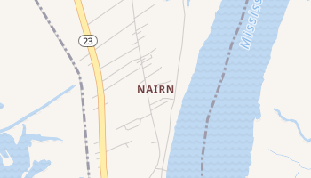 Nairn, Louisiana map