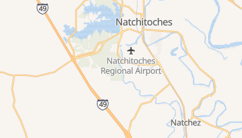 Natchitoches, Louisiana map