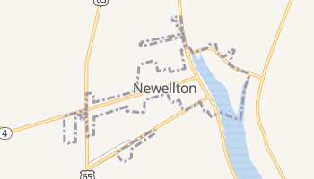 Newellton, Louisiana map