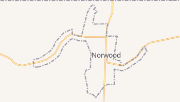 Norwood, Louisiana map
