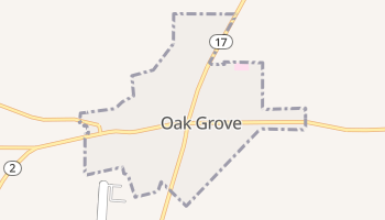 Oak Grove, Louisiana map