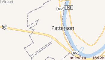Patterson, Louisiana map