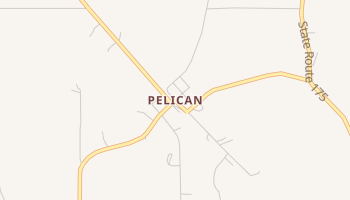 Pelican, Louisiana map