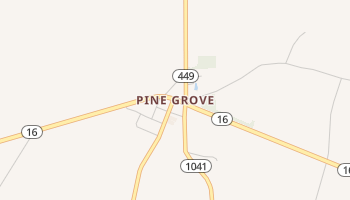 Pine Grove, Louisiana map