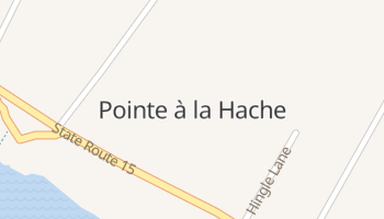 Pointe a la Hache, Louisiana map
