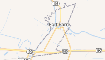 Port Barre, Louisiana map