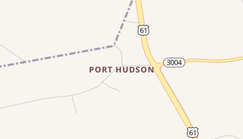 Port Hudson, Louisiana map