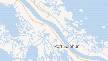 Port Sulphur, Louisiana map