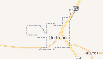 Quitman, Louisiana map