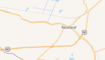Raceland, Louisiana map