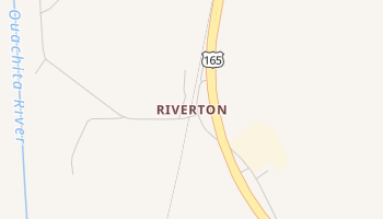Riverton, Louisiana map