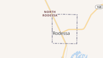 Rodessa, Louisiana map