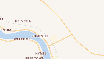 Romeville, Louisiana map