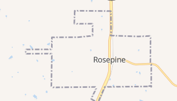 Rosepine, Louisiana map