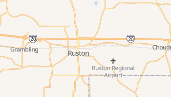 Ruston, Louisiana map