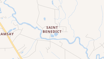 Saint Benedict, Louisiana map