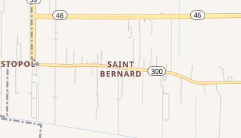 Saint Bernard, Louisiana map