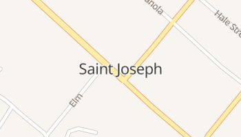 Saint Joseph, Louisiana map