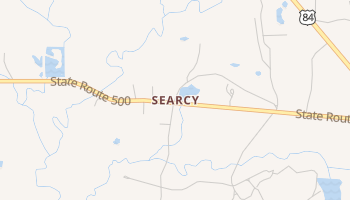 Searcy, Louisiana map