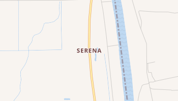 Serena, Louisiana map