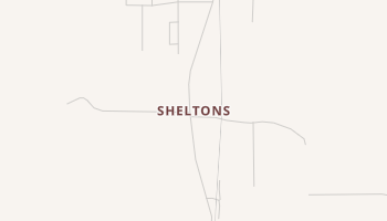 Sheltons, Louisiana map