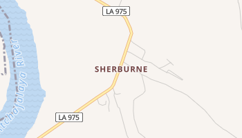 Sherburne, Louisiana map