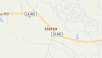 Sieper, Louisiana map