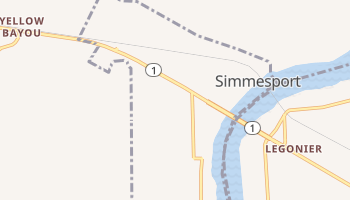 Simmesport, Louisiana map