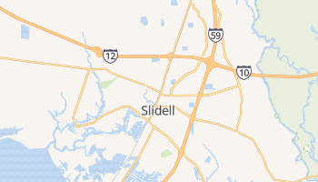Slidell, Louisiana map