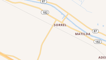 Sorrel, Louisiana map