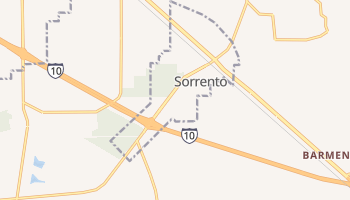 Sorrento, Louisiana map