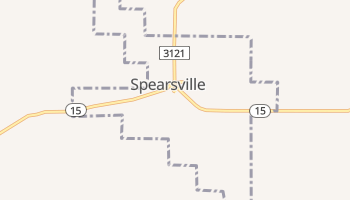 Spearsville, Louisiana map