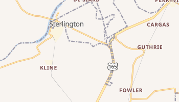 Sterlington, Louisiana map